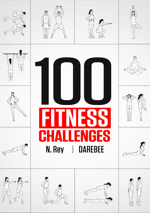 100 Fitness Challenges Collection is a DAREBEE Collection of fitness challenges you can do at home to keep your brain sharper and your body healthier.