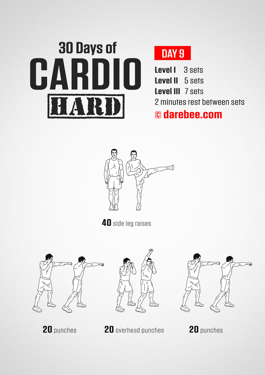 30 Day Cardio Hard Bodyweight Program