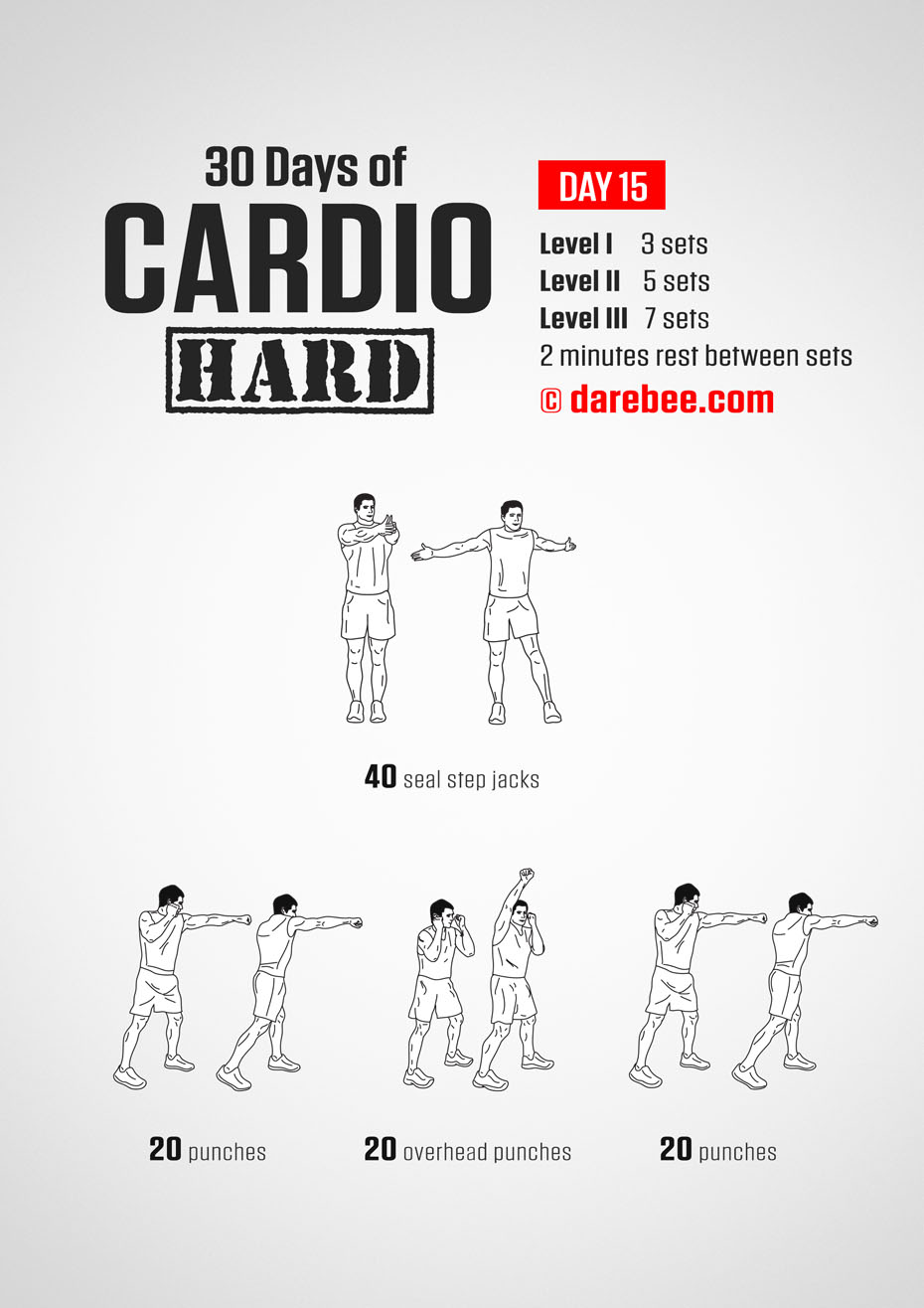 30 Day Cardio Hard Bodyweight Program