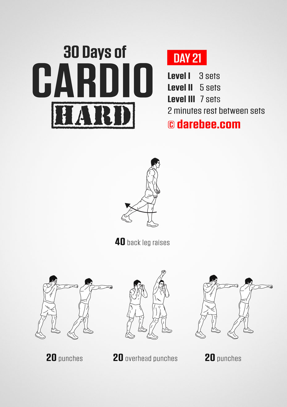 30 Day Cardio Hard Bodyweight Program