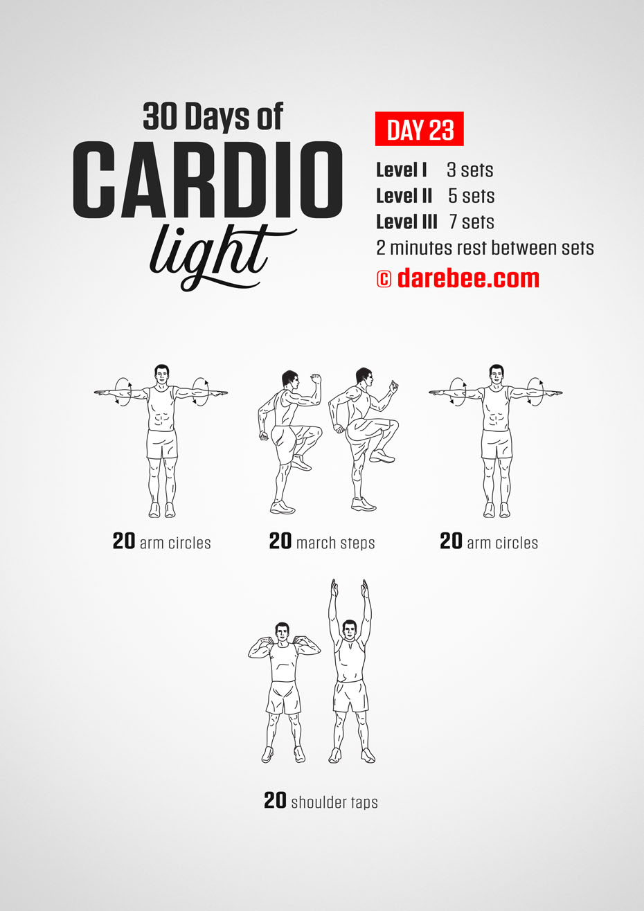 30 Day Cardio Light Bodyweight Program