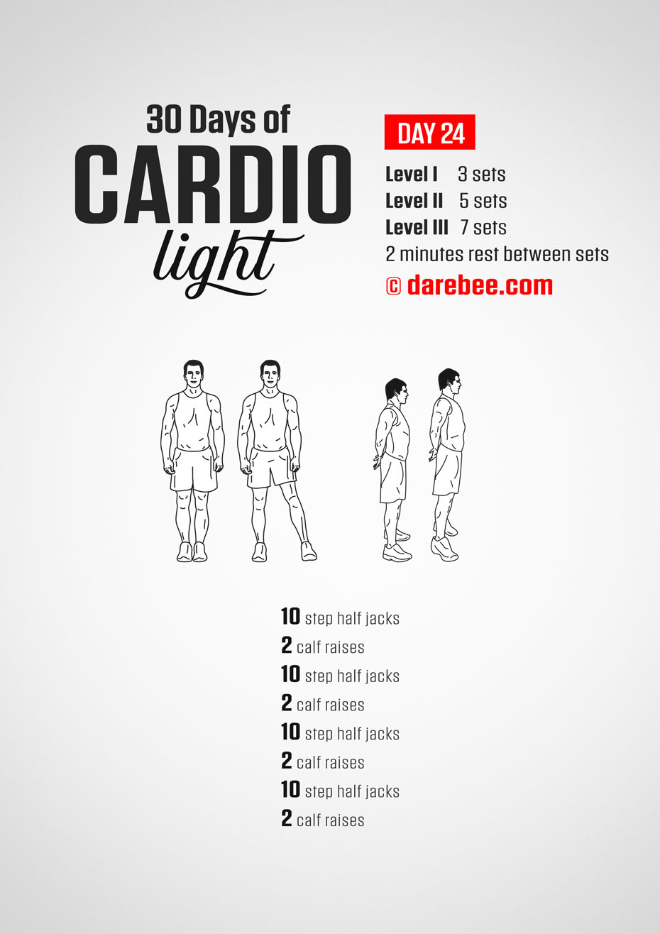 30 Day Cardio Light Bodyweight Program