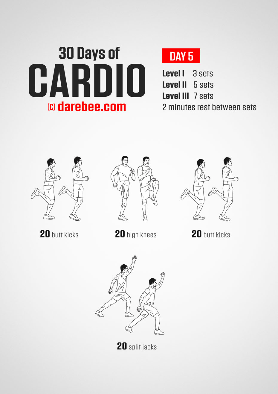 30 Day Cardio Bodyweight Program