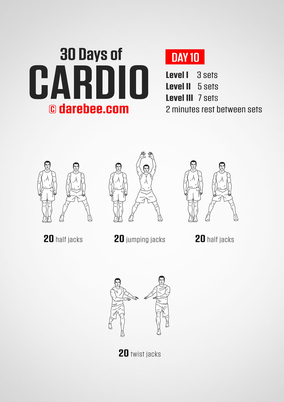 30 Day Cardio Bodyweight Program