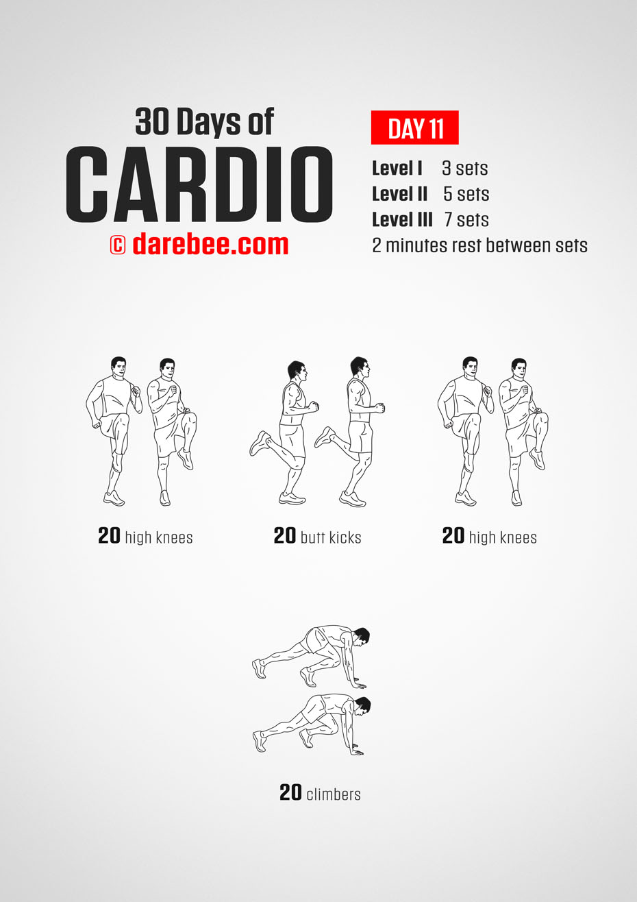 30 Day Cardio Bodyweight Program