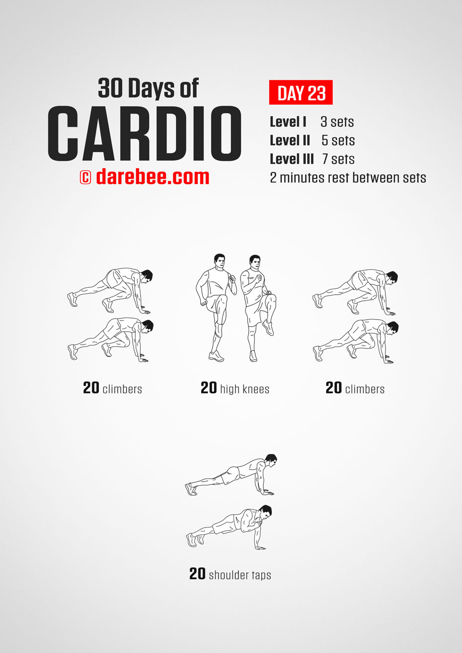 30 Day Cardio Bodyweight Program