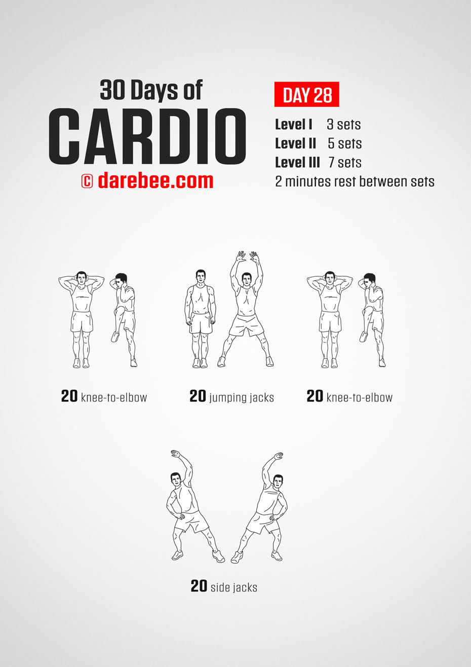 30 Day Cardio Bodyweight Program