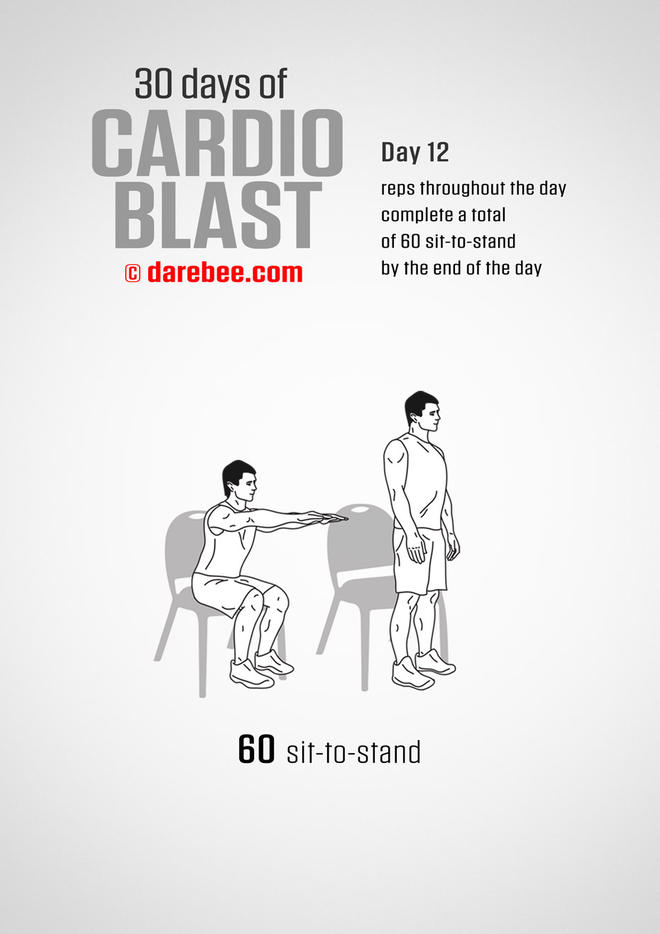 30 Days of Cardio Blast by DAREBEE