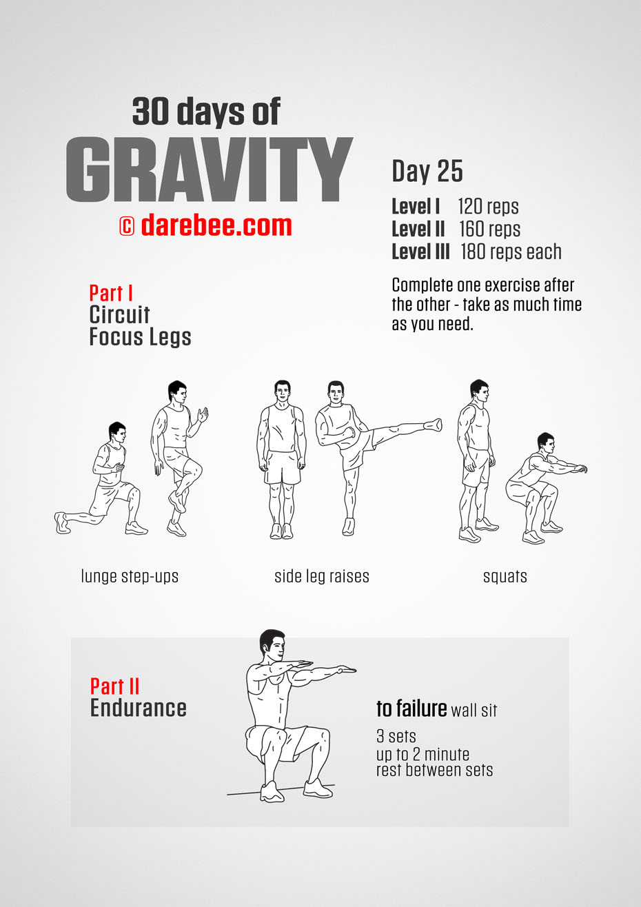 30 Days of Gravity by DAREBEE