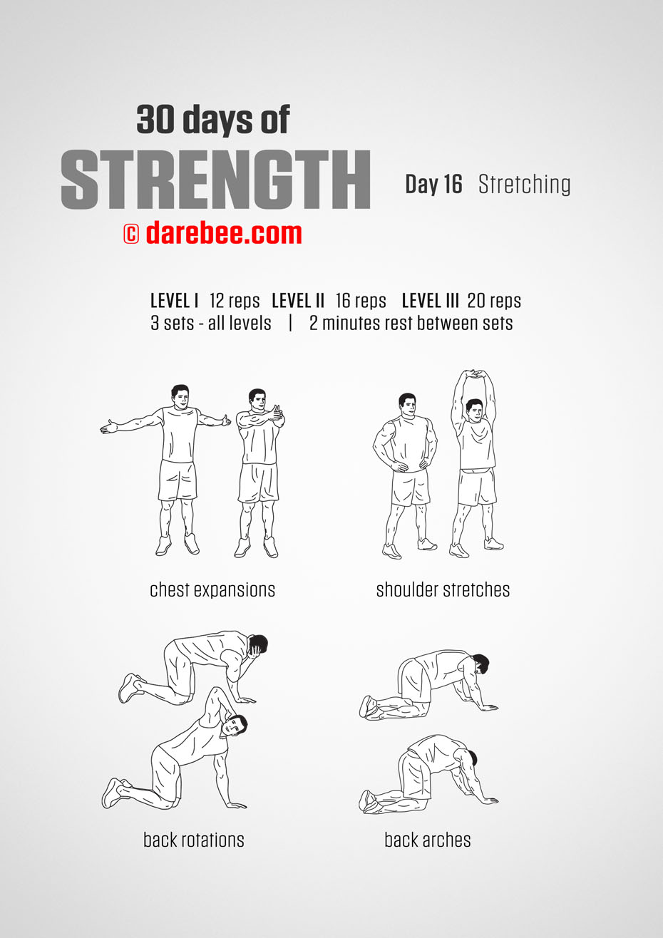 30 Days of Strength by DAREBEE