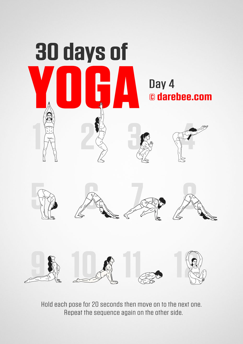 30 Days of Yoga - Program by DAREBEE