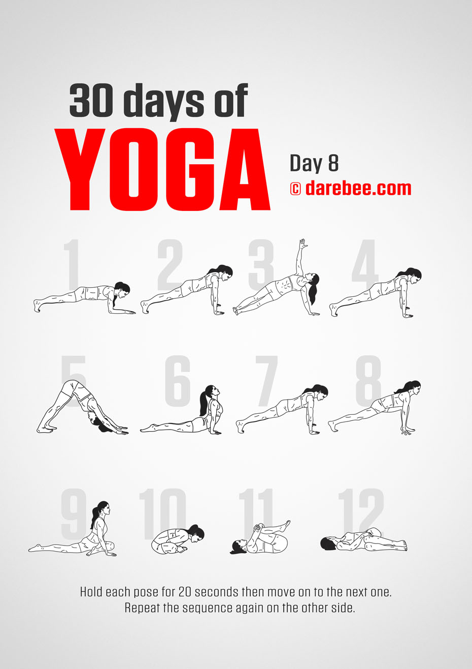 30 Days of Yoga - Program by DAREBEE