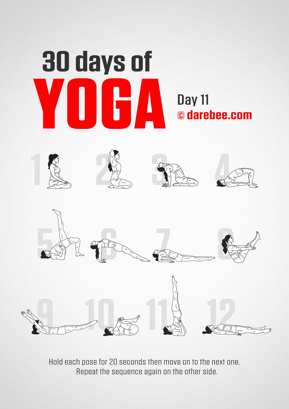 30 Days of Yoga - Program by DAREBEE