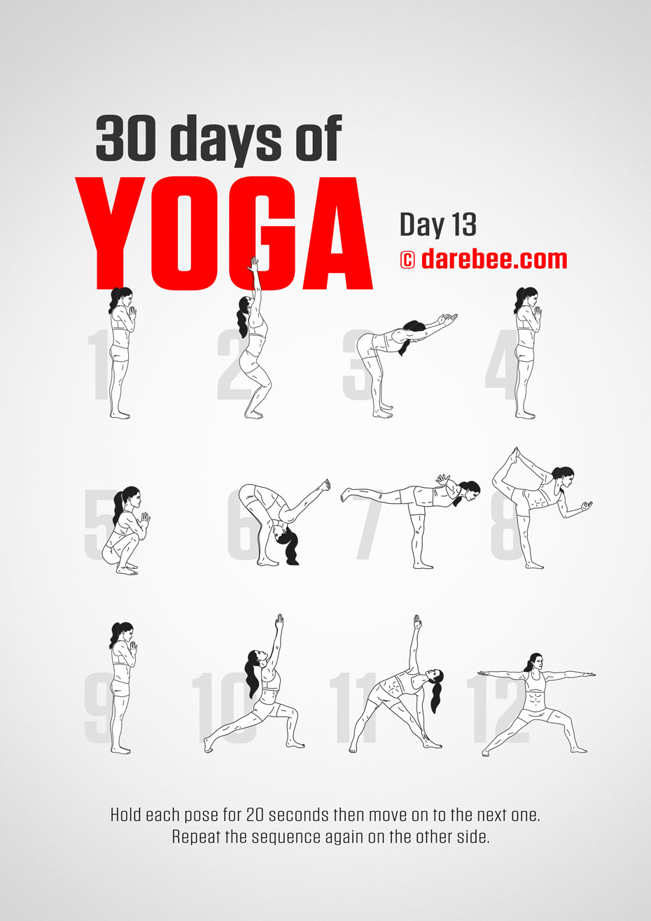 30 Days of Yoga - Program by DAREBEE