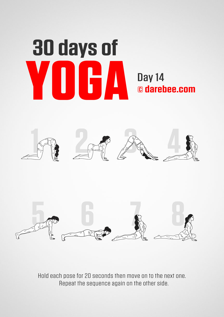 30 Days of Yoga - Program by DAREBEE