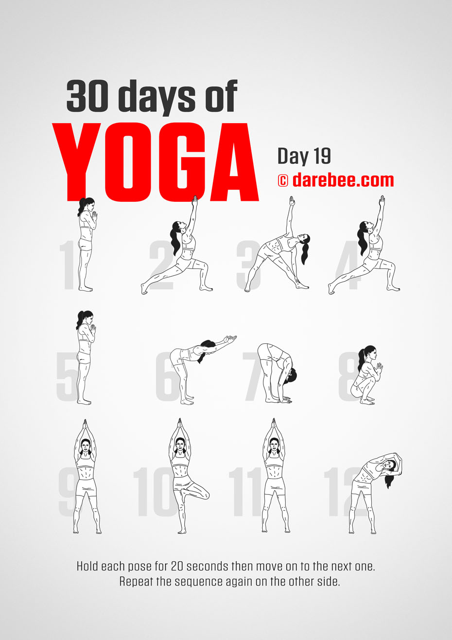 30 Days of Yoga - Program by DAREBEE