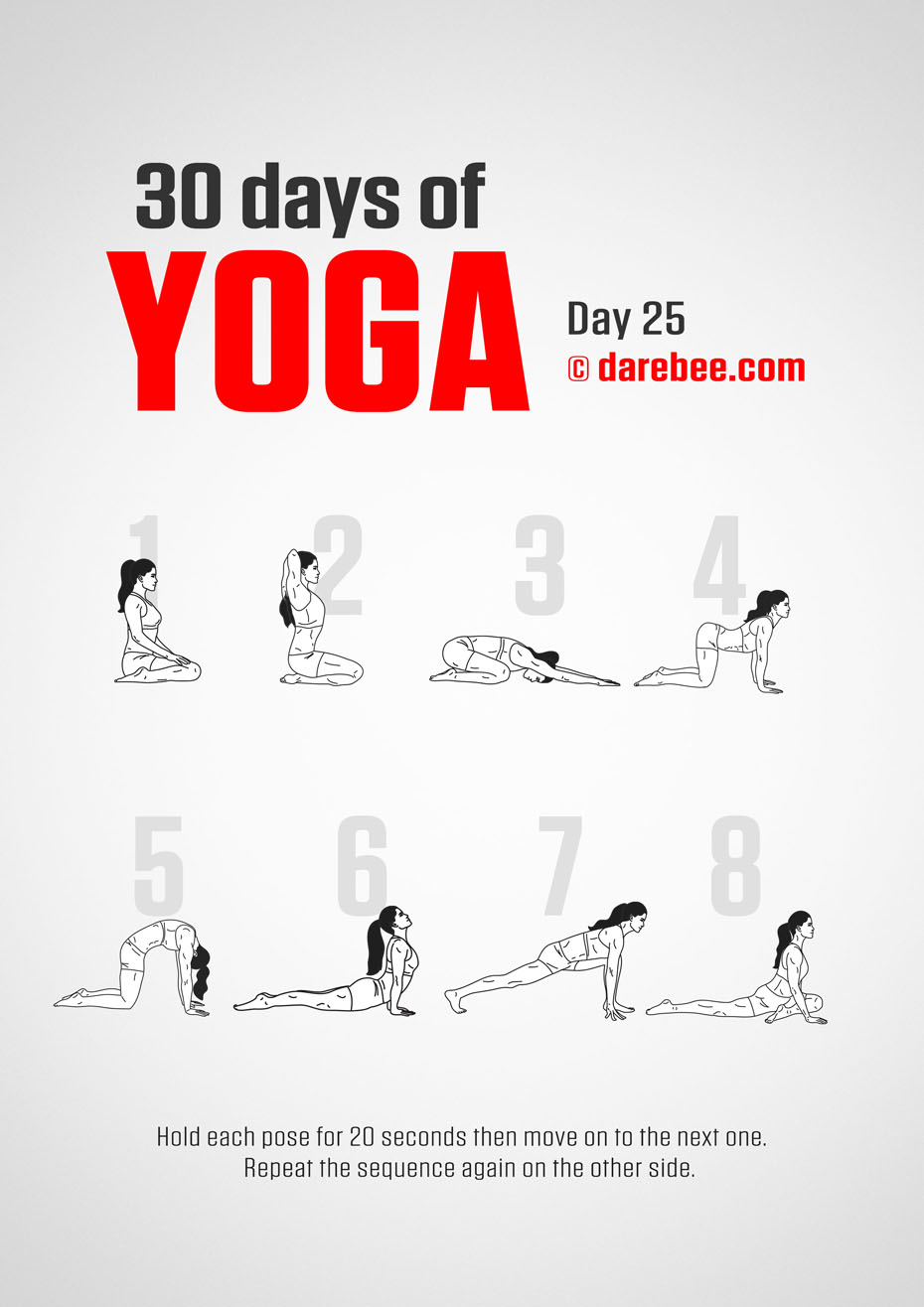 30 Days of Yoga - Program by DAREBEE