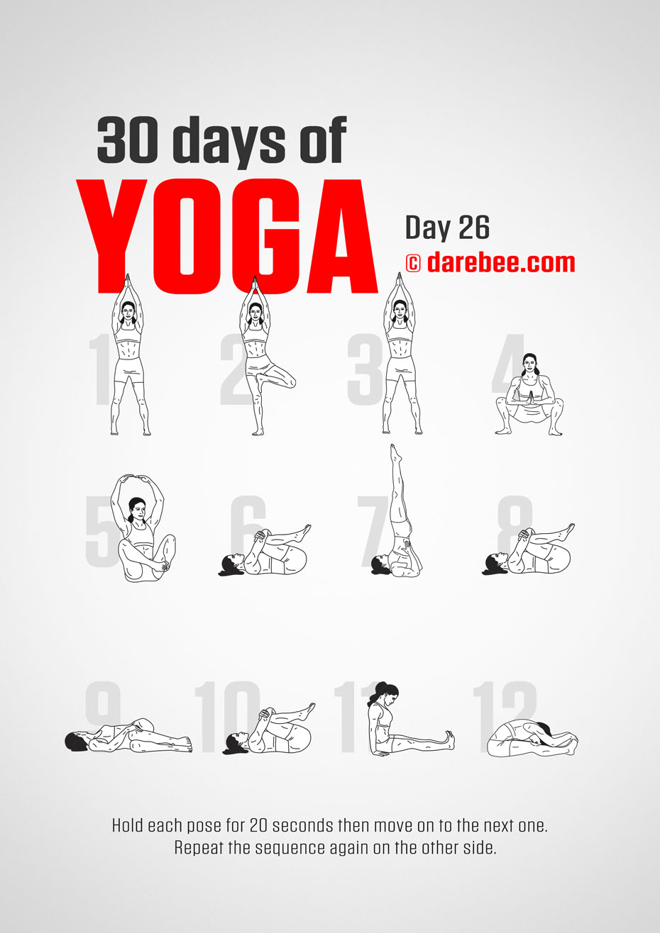 30 Days of Yoga - Program by DAREBEE