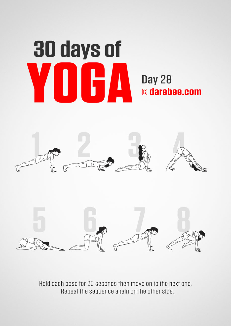 30 Days of Yoga - Program by DAREBEE