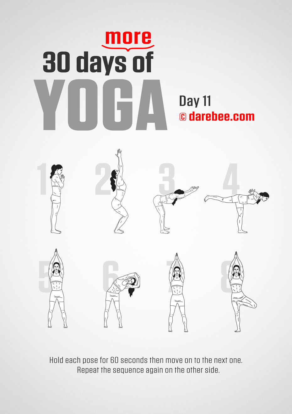 30 Days More of Yoga - Program by DAREBEE