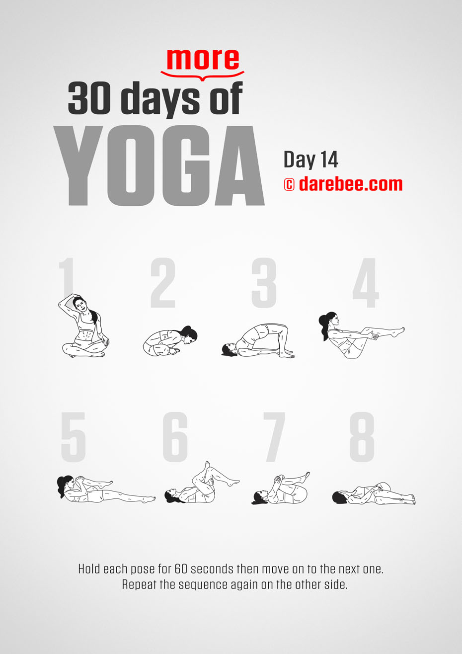 30 Days More of Yoga - Program by DAREBEE