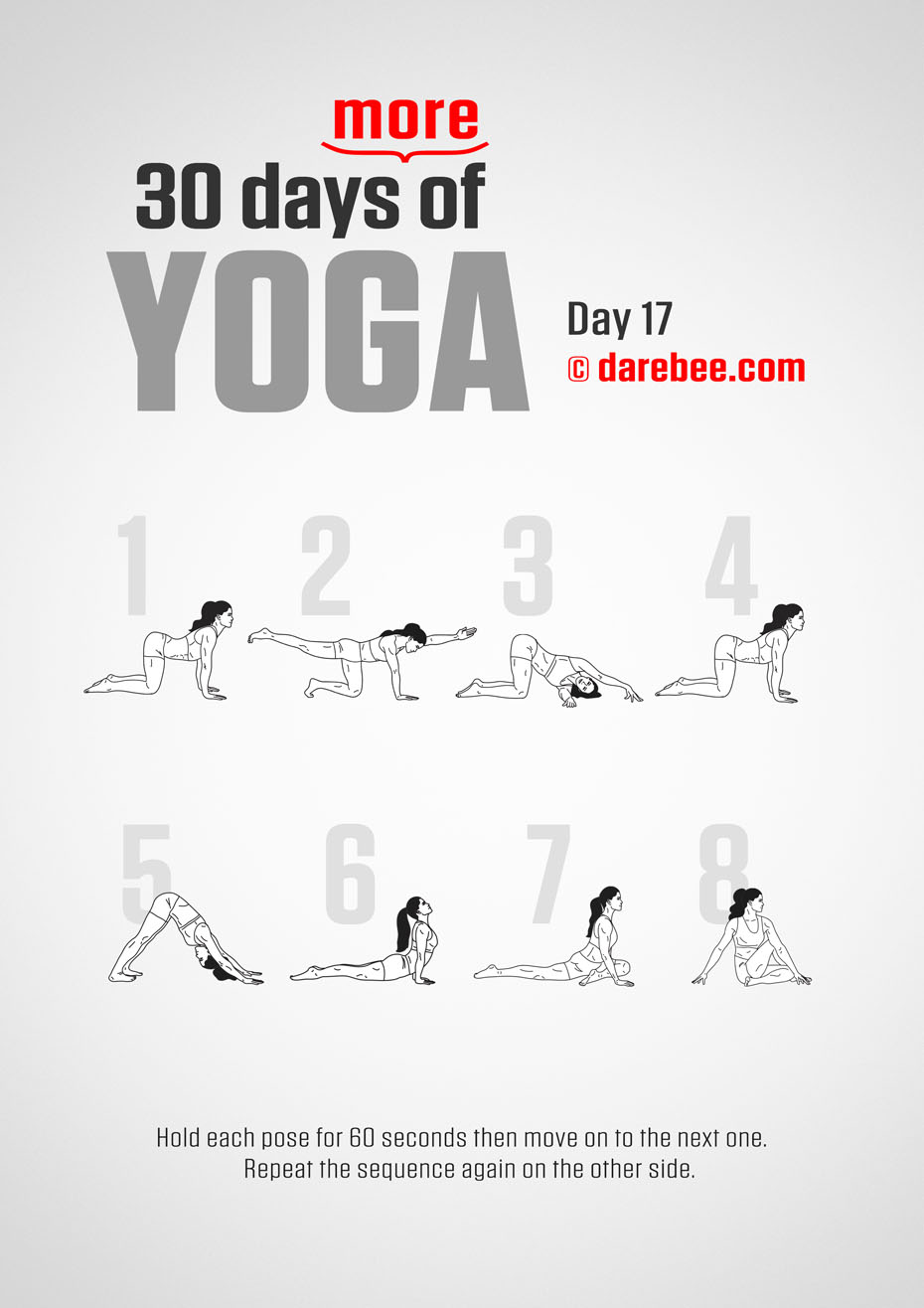 30 Days More of Yoga - Program by DAREBEE