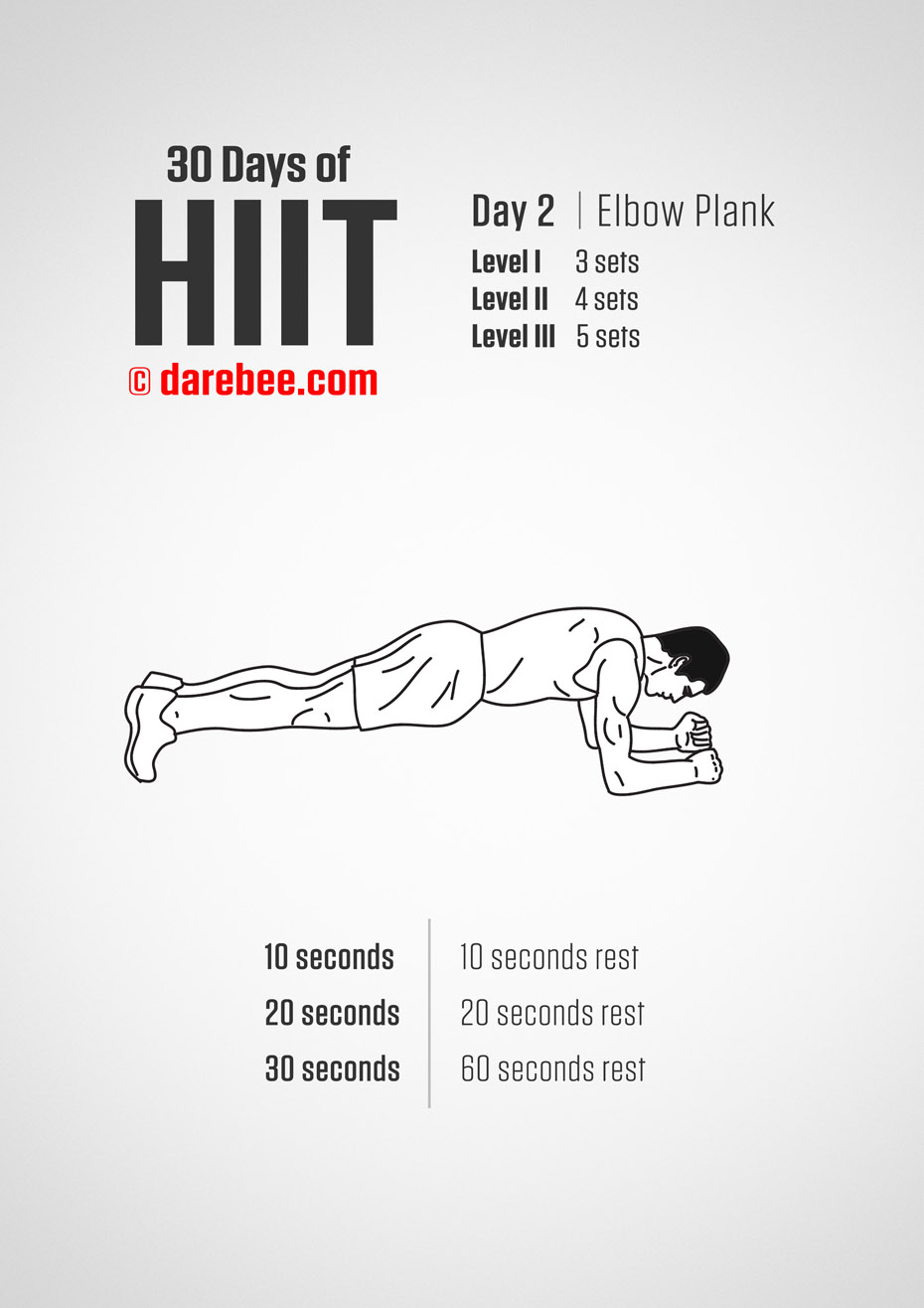 30 Days of HIIT by DAREBEE