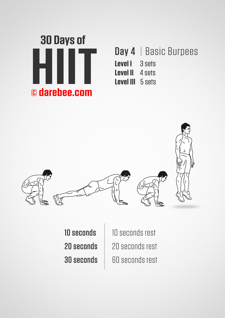 30 Days of HIIT by DAREBEE