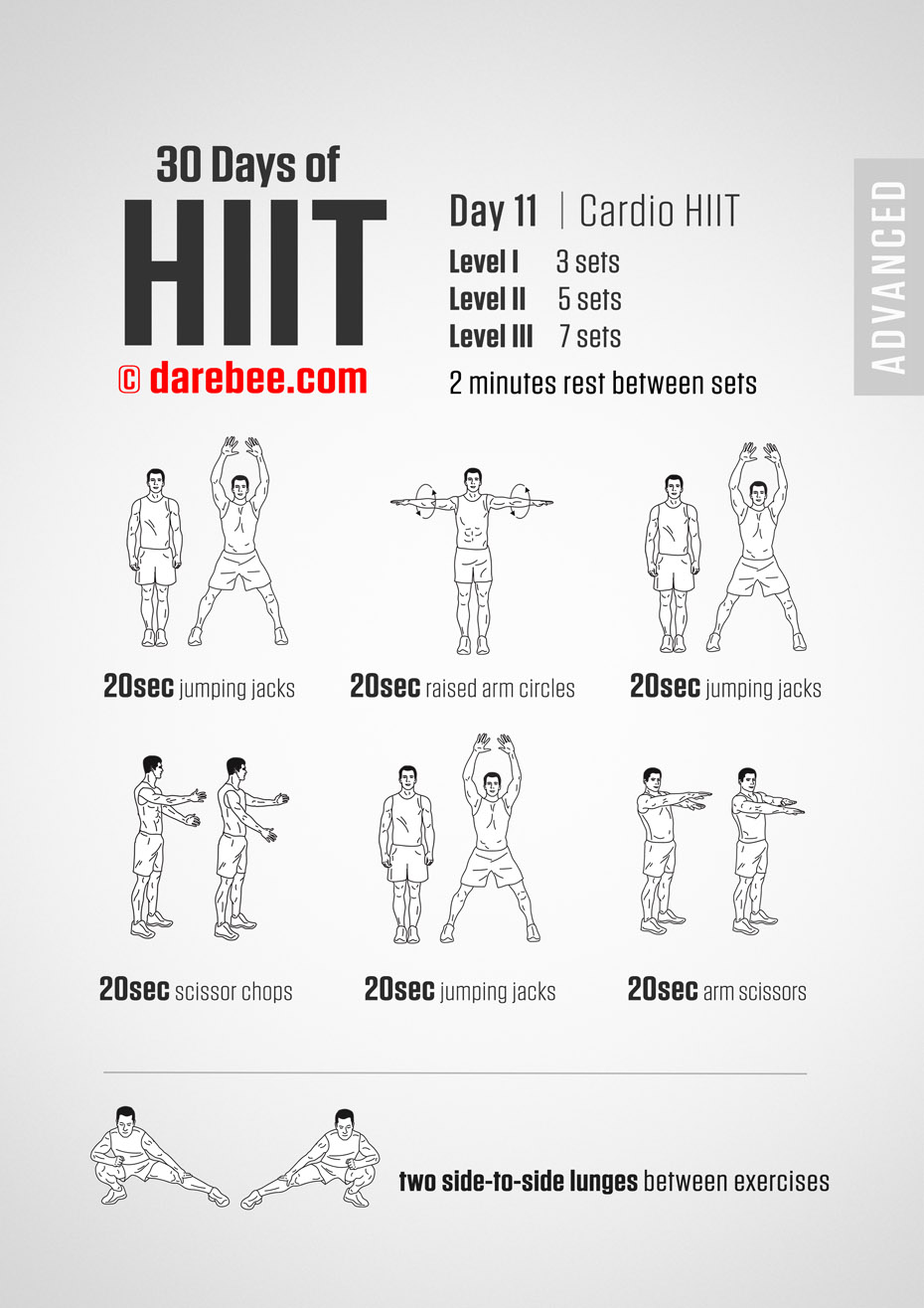 30 Day of HIIT Advanced by DAREBEE