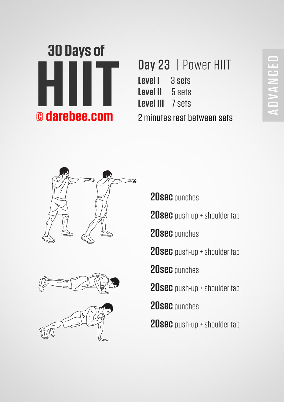 30 Day of HIIT Advanced by DAREBEE