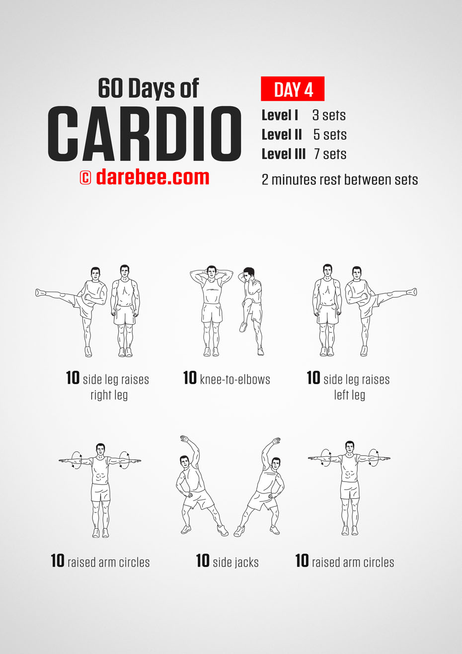 60 Days of Cardio by DAREBEE