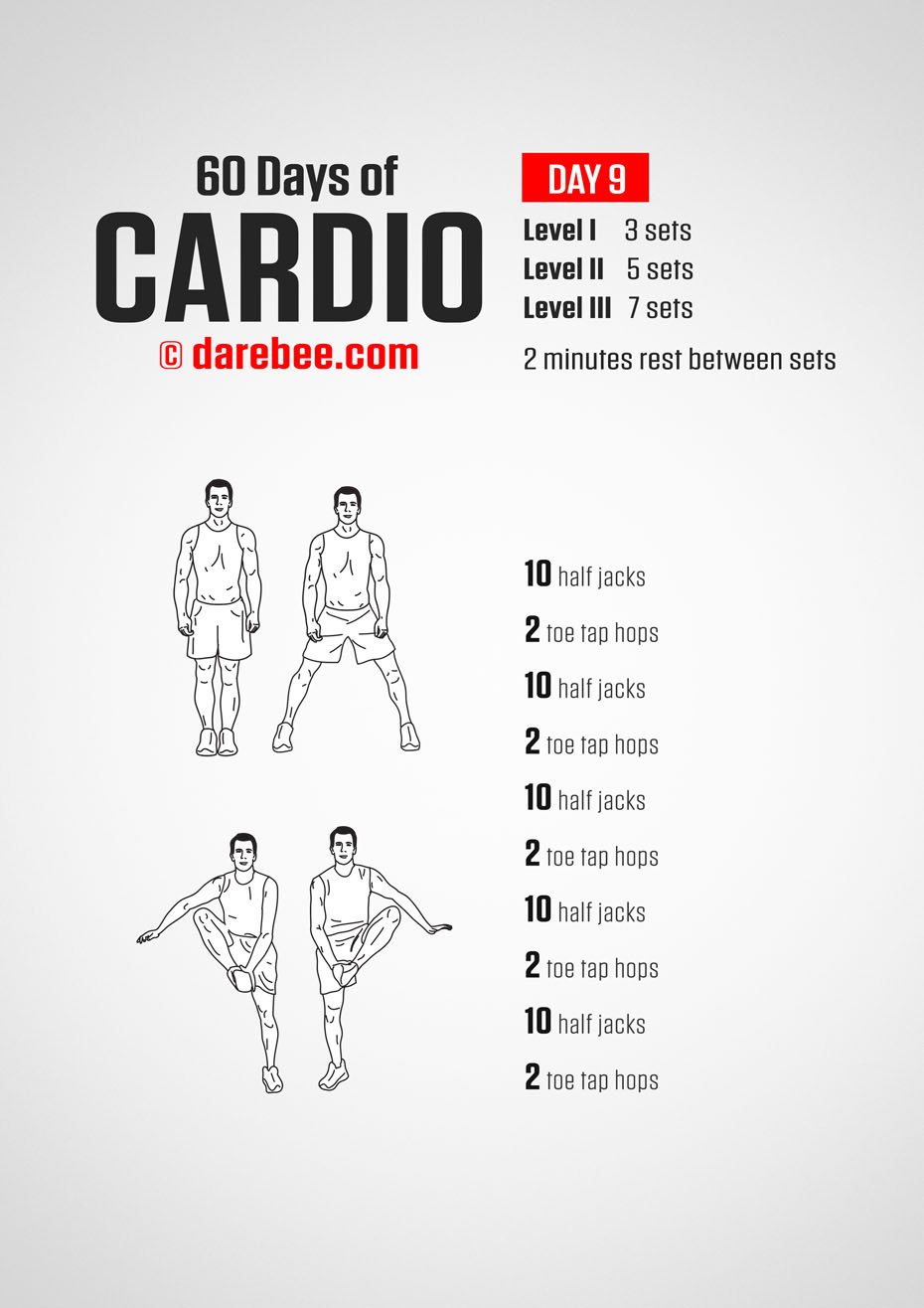 60 Days of Cardio by DAREBEE