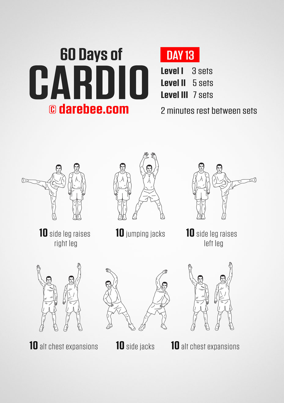 60 Days of Cardio by DAREBEE