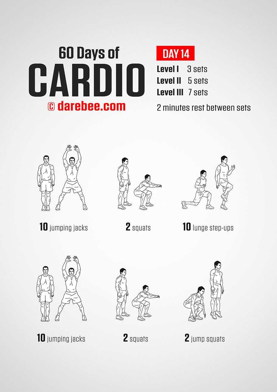 60 Days of Cardio by DAREBEE