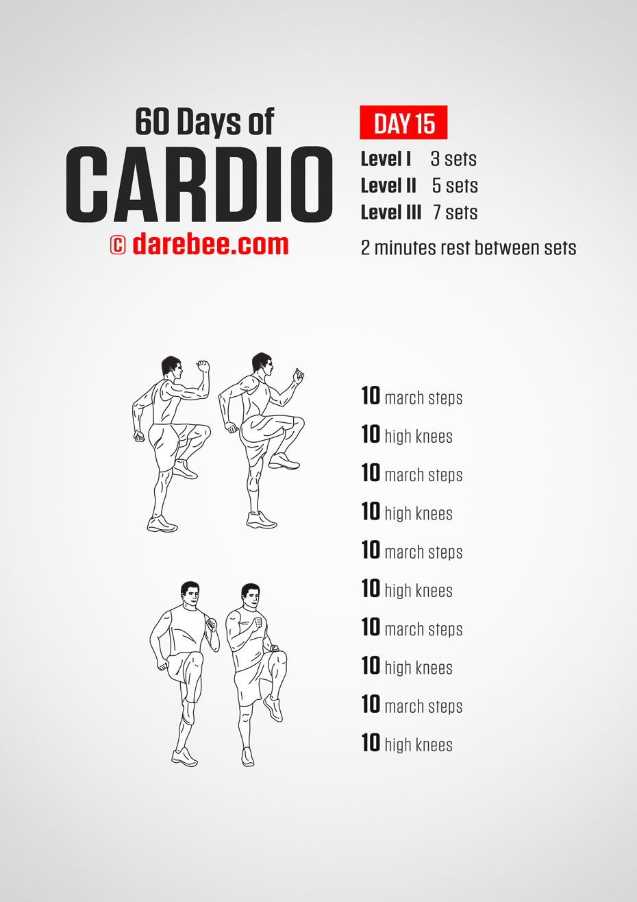 60 Days of Cardio by DAREBEE