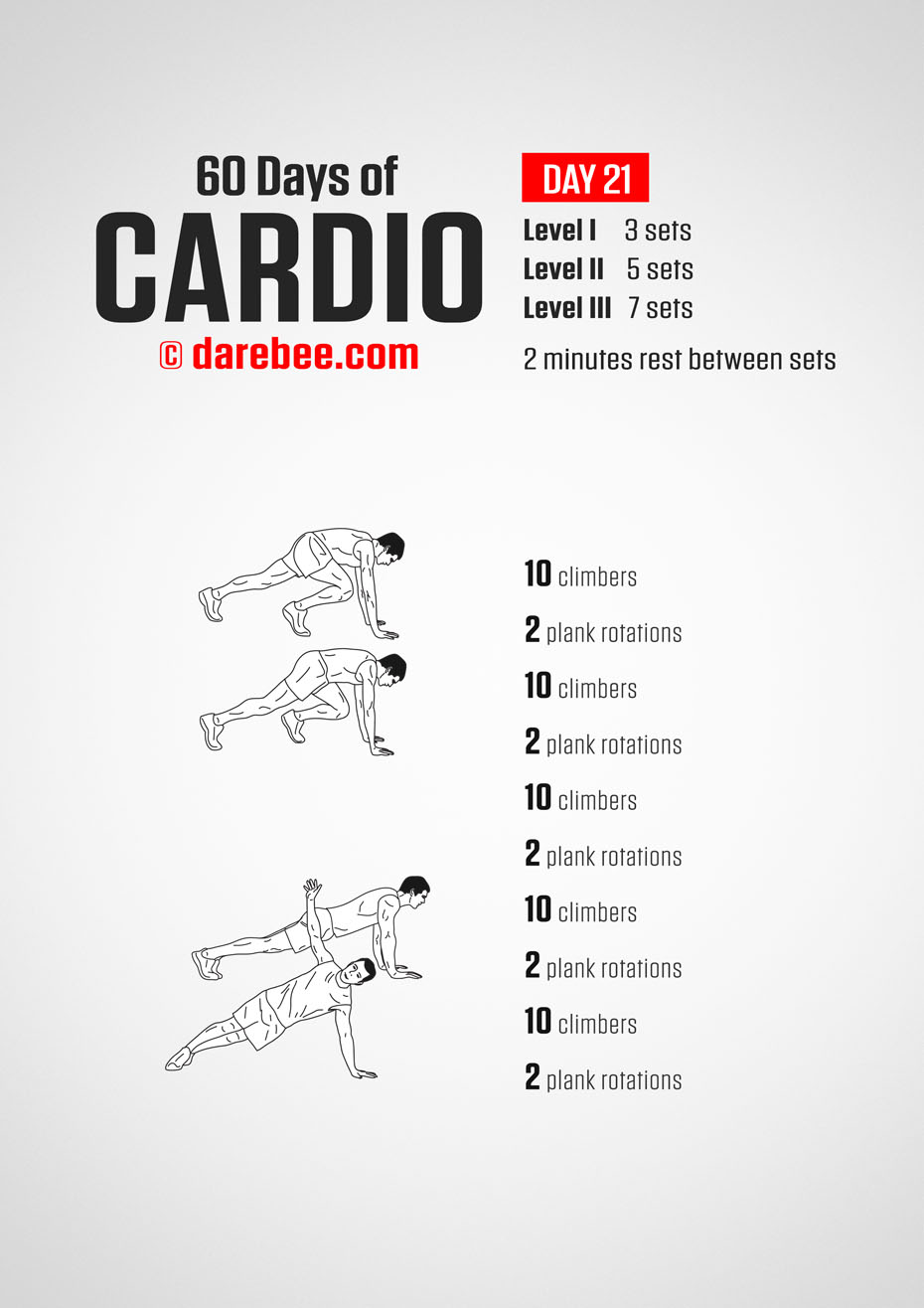 60 Days of Cardio by DAREBEE