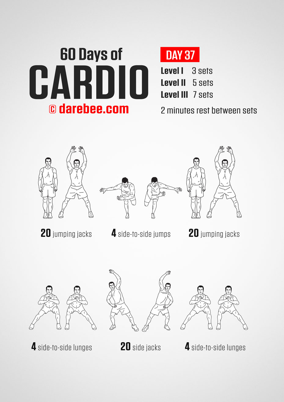 60 Days of Cardio by DAREBEE