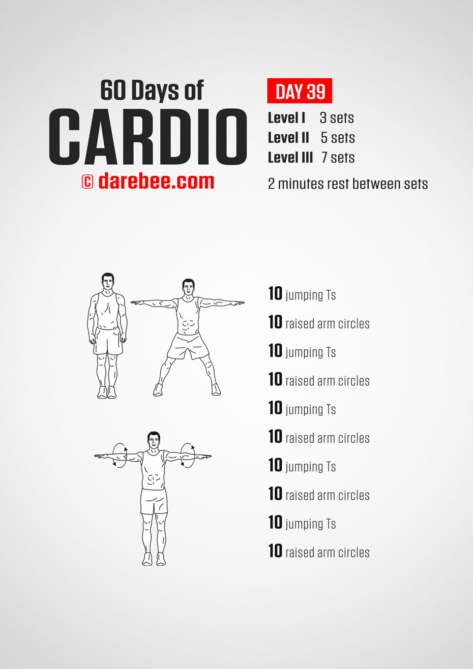 60 Days of Cardio by DAREBEE