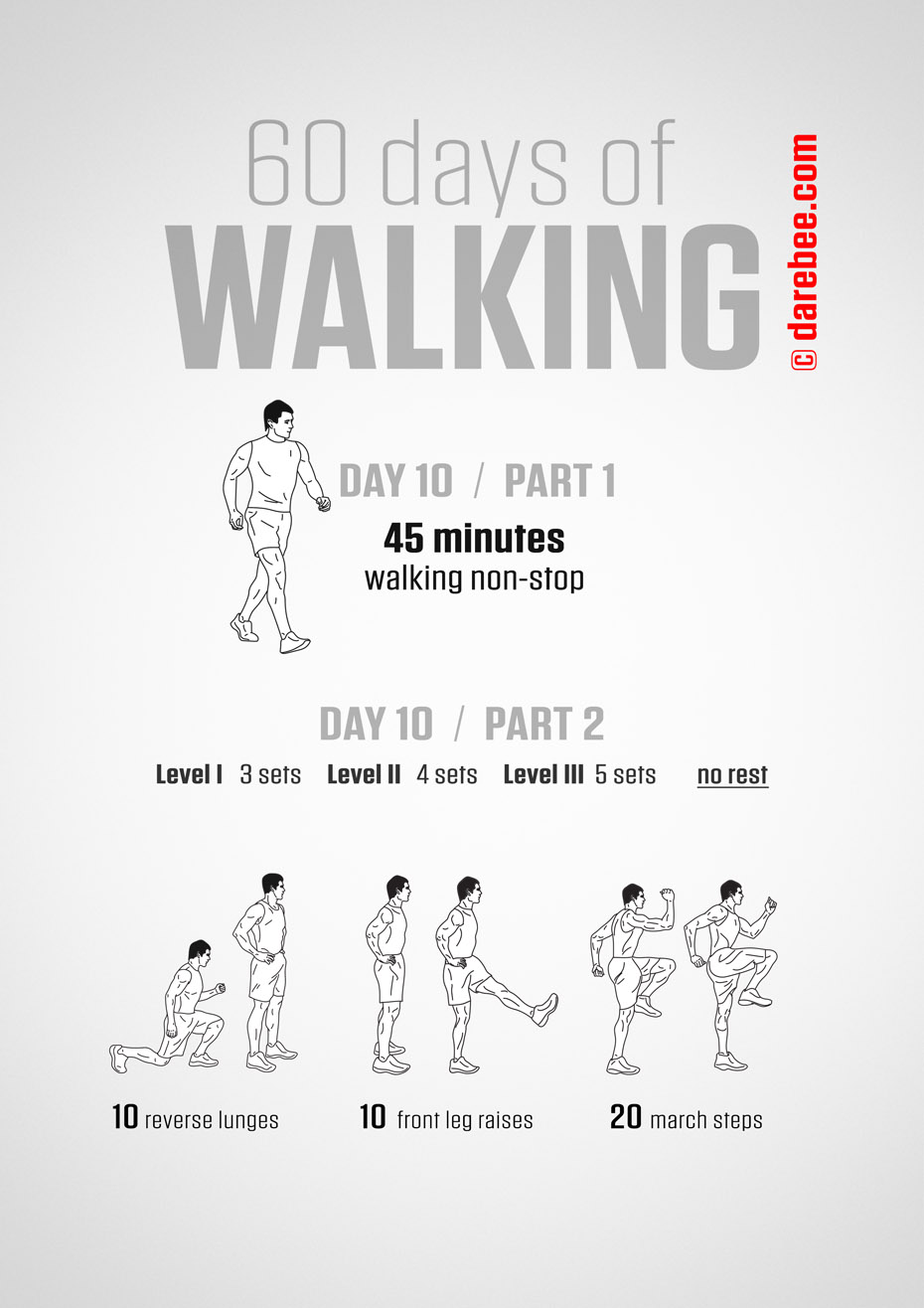 60 Days of Walking by DAREBEE