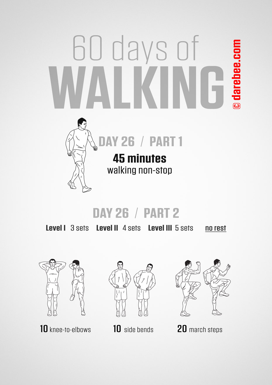 60 Days of Walking by DAREBEE