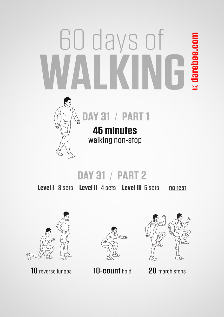 60 Days of Walking by DAREBEE