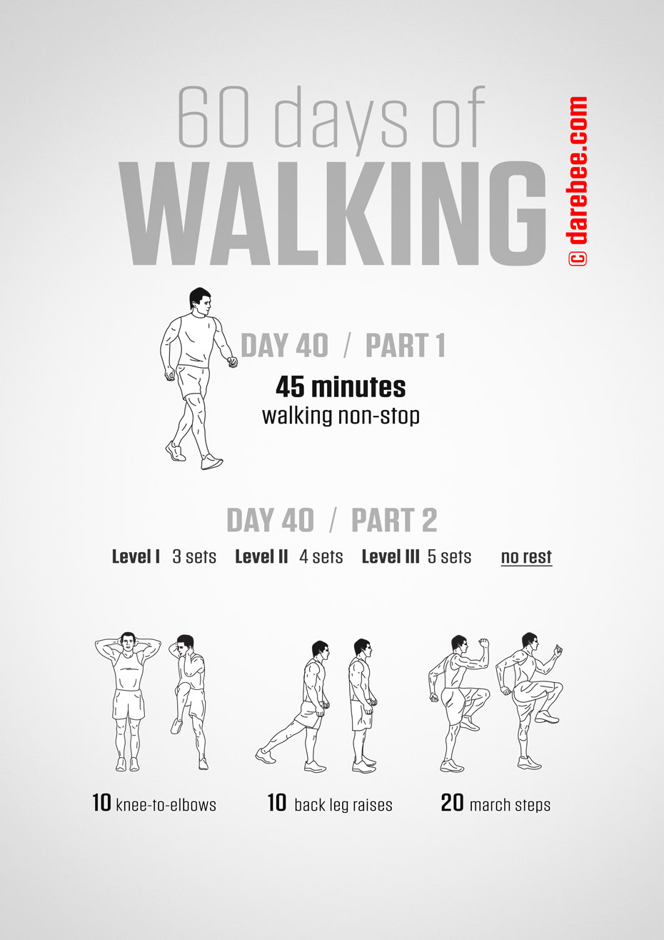 60 Days of Walking by DAREBEE