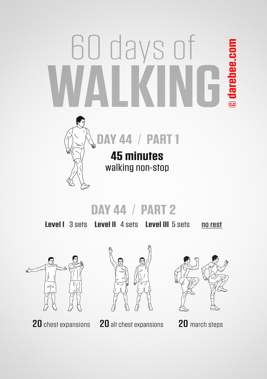 60 Days of Walking by DAREBEE