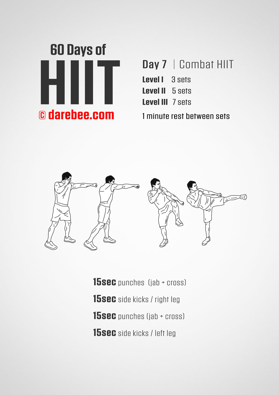 60 Days of HIIT by DAREBEE