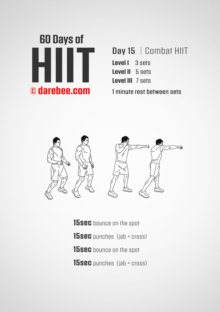 60 Days of HIIT by DAREBEE