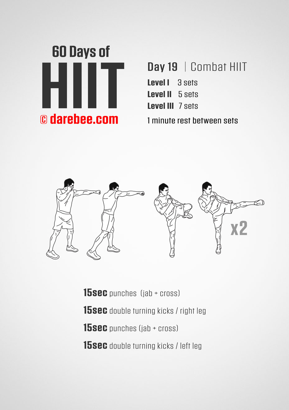 60 Days of HIIT by DAREBEE