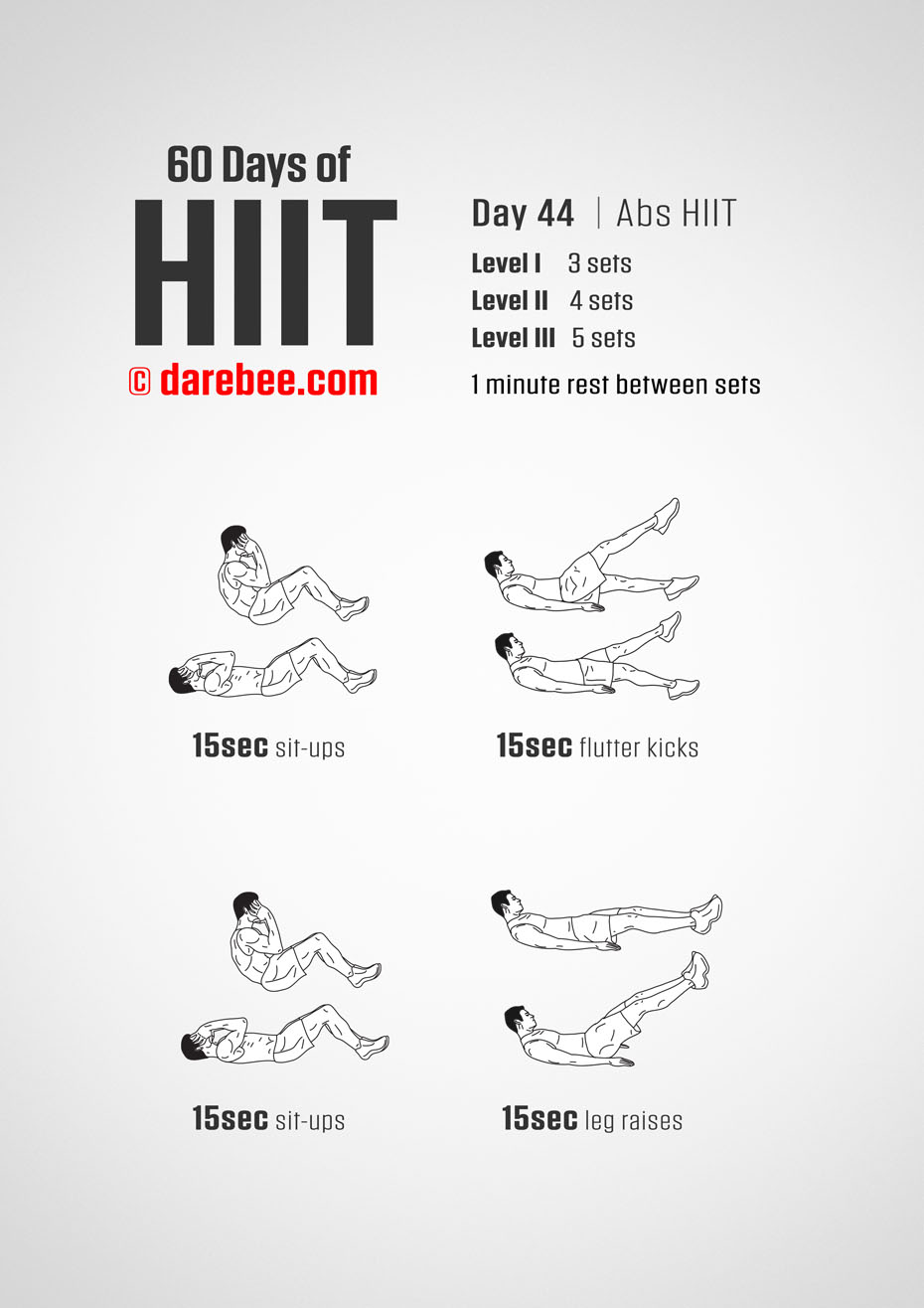 60 Days of HIIT by DAREBEE