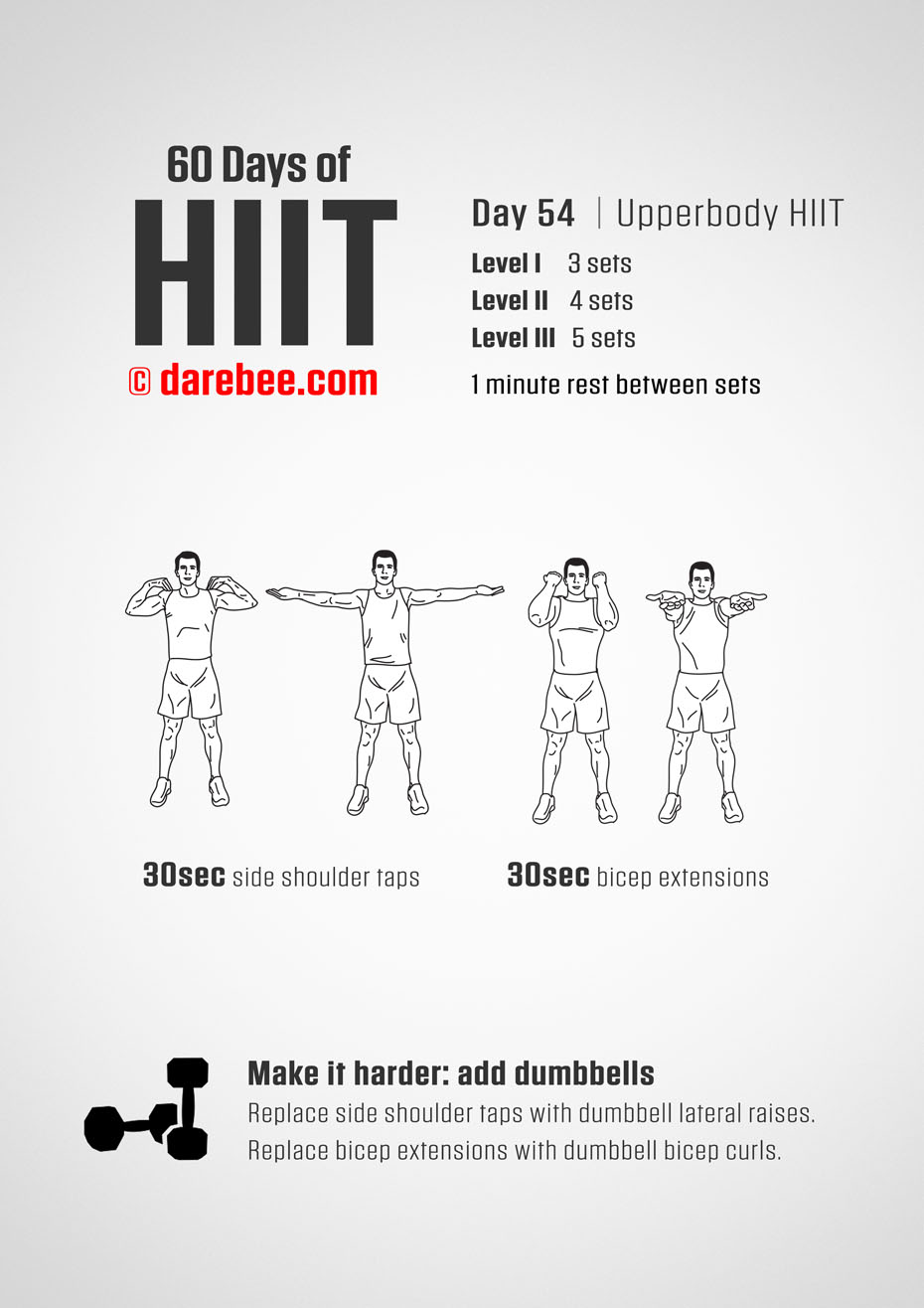 60 Days of HIIT by DAREBEE