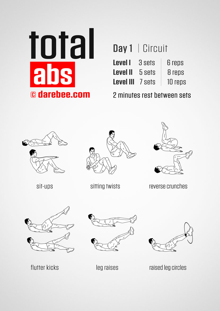 Total Abs 30 Day Program by DAREBEE