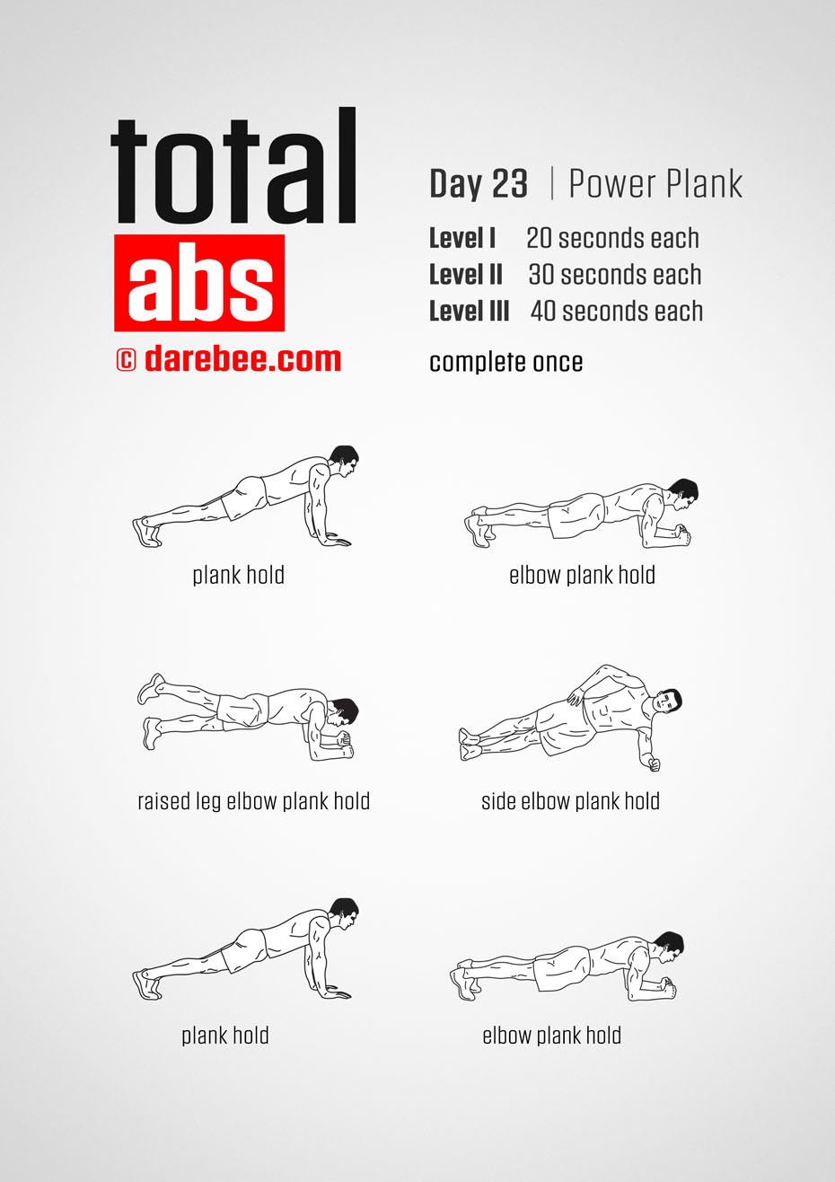 Total Abs 30 Day Program by DAREBEE